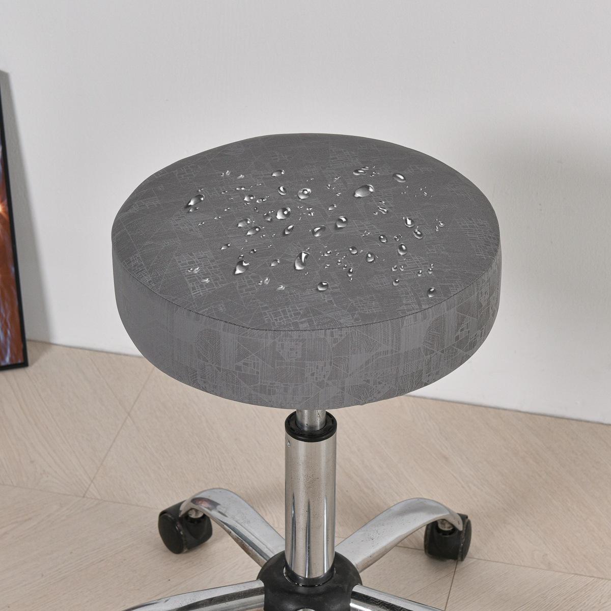 

Waterproof Round PU Leather Chair Seat Cover for Dining Chairs, Hotels, and Home Use Round PU seat cover