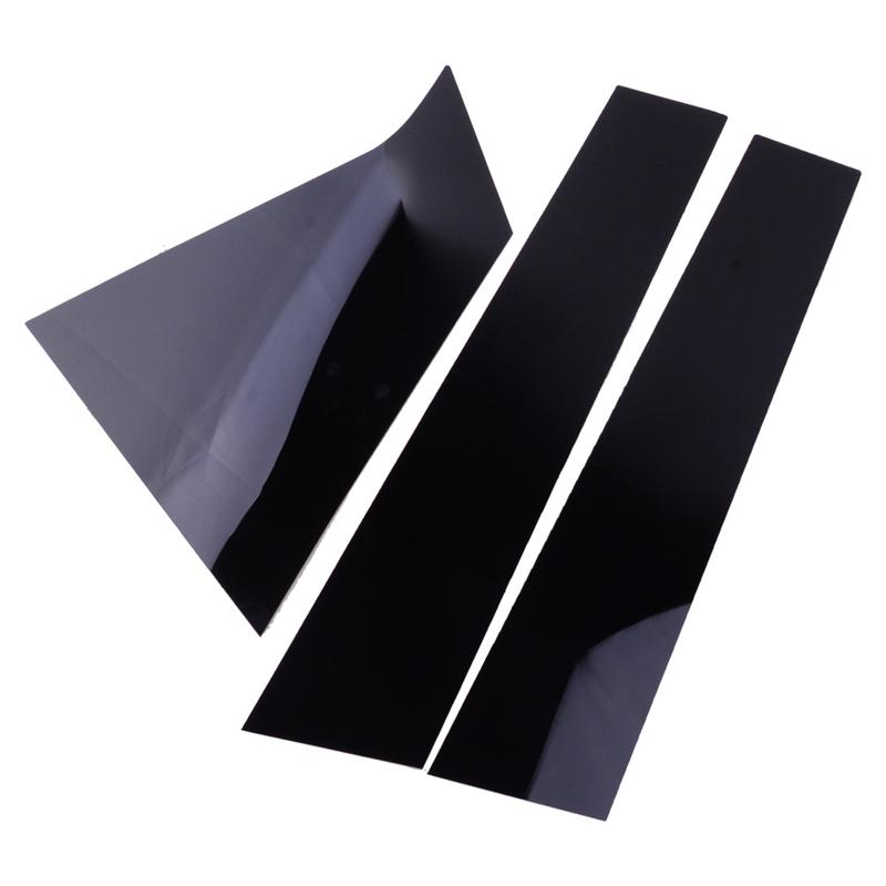 1 Set Car Black Plastic B Pillar Post Cover Door Window Trim Window Fit for Chevrolet Malibu    2018 2017 2016