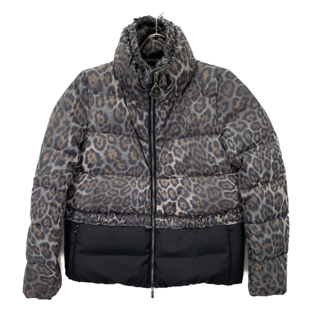 MONCLER ARGENTEE GIUBBOTTO down jacket Jacket 0 Leopard x BlackUsed