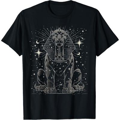 Egypt Ancient Pharaoh In Space Sphinx Egyptian T-Shirt(6)