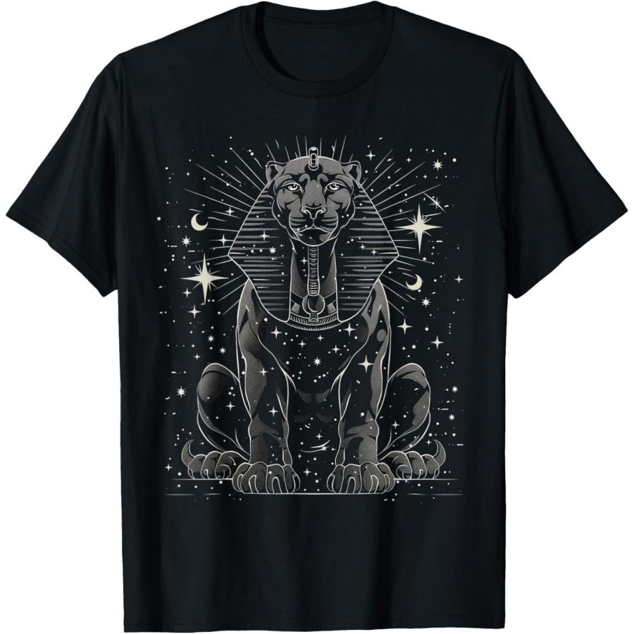 egypt ancient pharaoh in space sphinx egyptian T-Shirt(6)