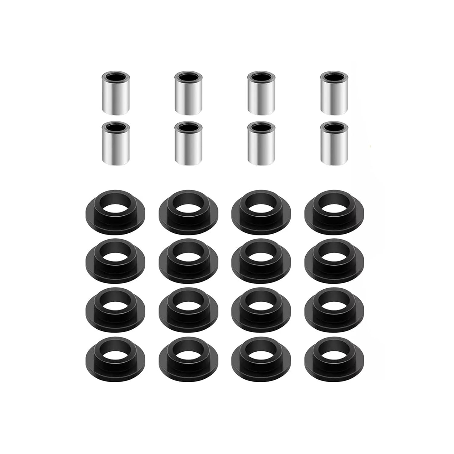 

0604-310 All 4 Absorber Shock Bearing Sleeve and Shock Bushing Kits Fits for Arctic Cat 250 300 375 400 500 650 700 Replace 0403-028