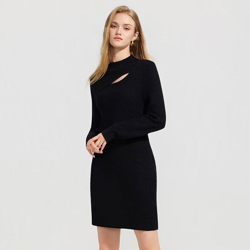 

Ta Tu Autumn/Winter Hollow-out Knit Mini Dress M