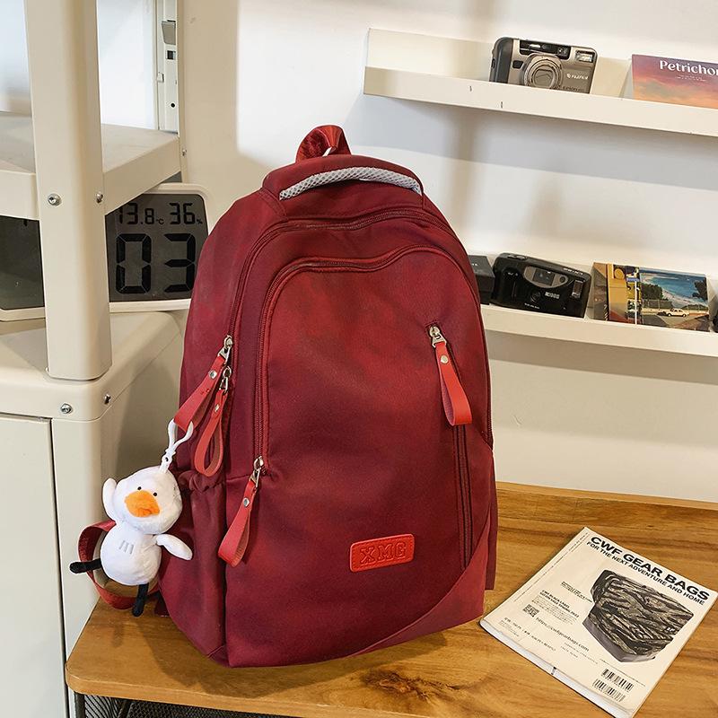 School bag new trend college student couple casual backpack style versatile youth student backpack