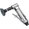 angle air die grinder 1/4" with 4 pcs 2" roll lock sanding discs, polished color angle pneumatic die grinder