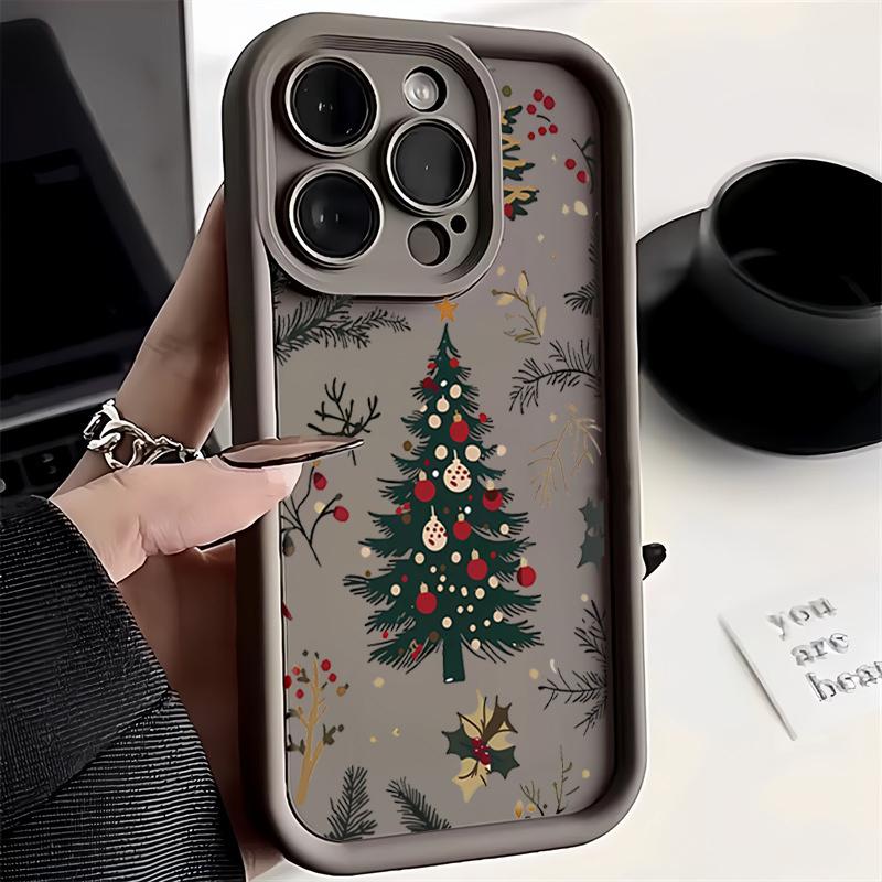 Merry Christmas Tree Silicone Phone Case for Xiaomi Redmi Note 14 13 12 11 Pro Plus 4G 5G 12S 11S 10S 10 9 9S 8 14C 13C Cover