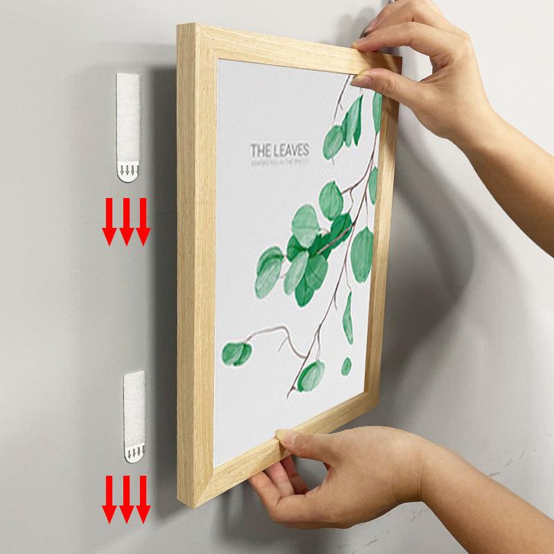 Customized Nylon Seamless Hook and Ring for Fixing Picture Frames Self-adhesive Seamless Hook and Ring Tape Without Any Marks