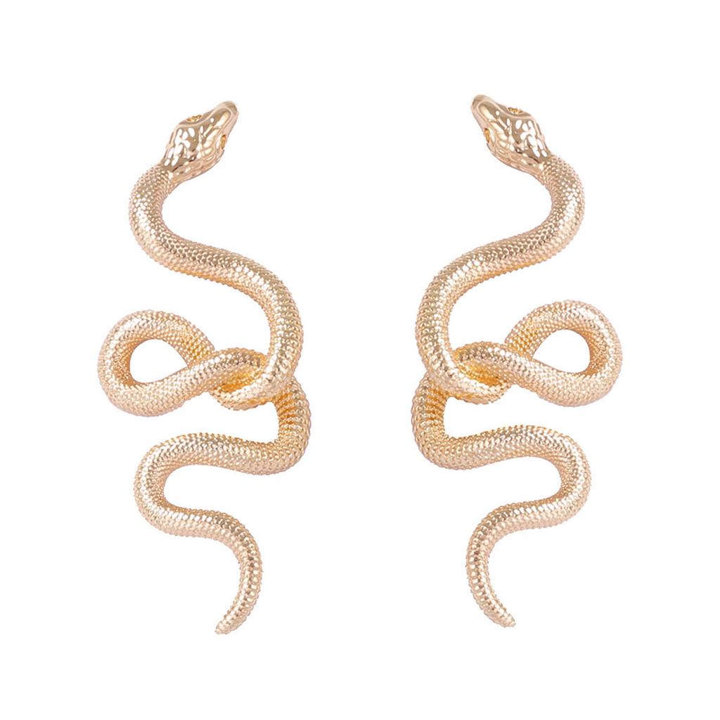 Fashion Metal Animal Snake Dangle Earrings ZAA New Women's Classic Vintage Earrings Daily Jewelry Accessories