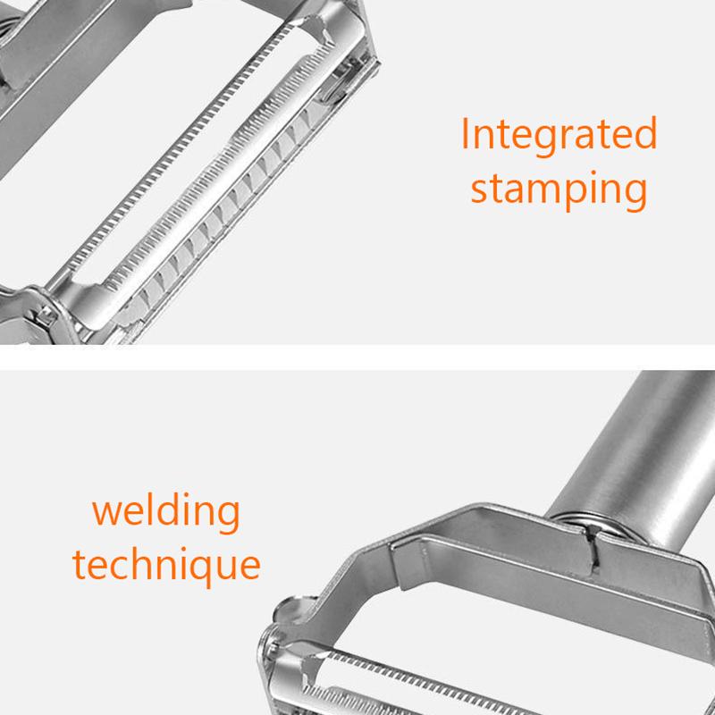 4In1 Peeler Multifunction Grater Julienne Peeler Vegetable Fruit Peeler Stainless Steel Potato Slicer Shredder Kitchen Tool