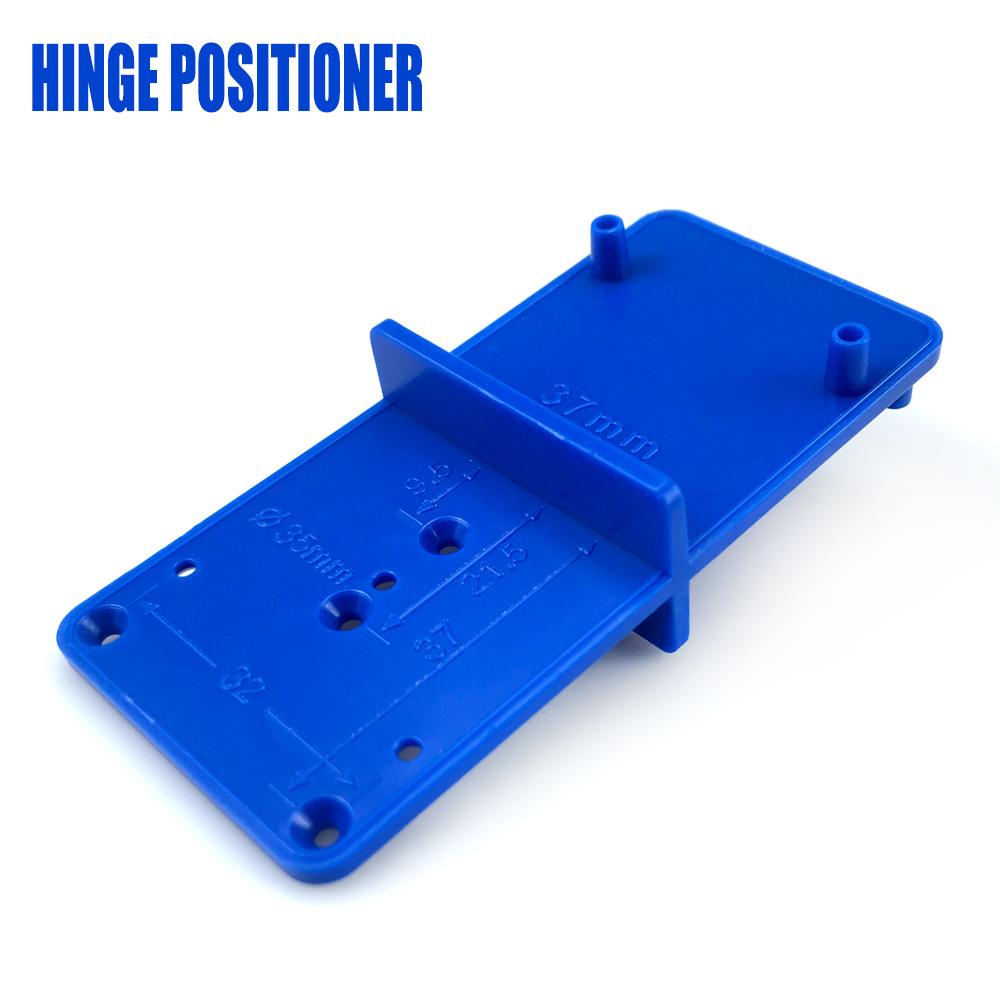 35mm & 40mm Hinge Jig Woodworking Drilling Guide Hinge Hole Locator Template
