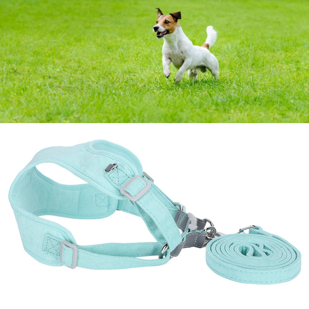 Pet Dog Harness Traction Rope Kit No Pull Choking Adjustable Vest Reflective Collar Type Comfortable Breathing BeltMint