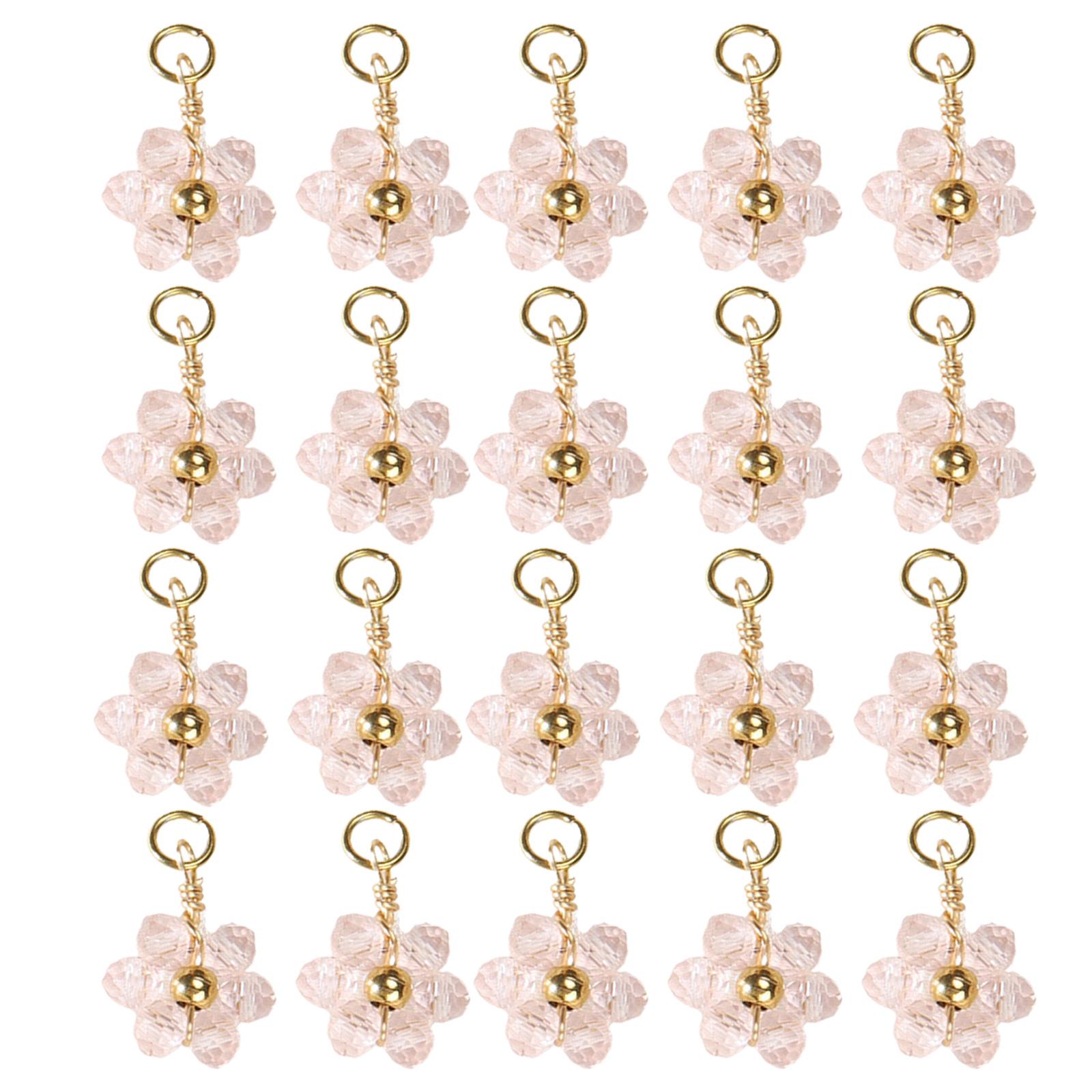 

Стильное ожерелье из хрустальных бусин, подвеска, красивый хрустальный цветок, украшение из бисера, стильный аксессуар для изготовления ювелирных изделий 10