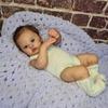 Cute 18 Inch Reborn Babies Dolls Meadow Full Vinyl Body Simulation Doll Can Bath Realistic 3D Painted Skin Newborn Baby Dolls for Kids Christmas Gifts