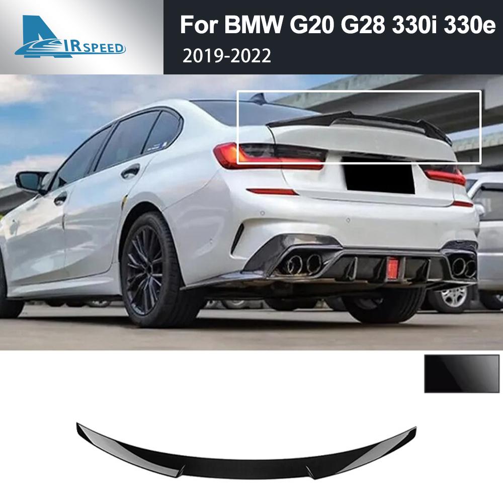 M4 Style Rear Wing Trunk Lip Spoiler for BMW 3 Series G20 G28 2019-2022 330i 330e