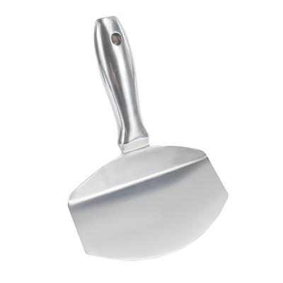 Stainless Steel Bucket Scoop Arc-shape Shovel Bucket Scoop Drywall and Plaster Tool for Drywall Finishing