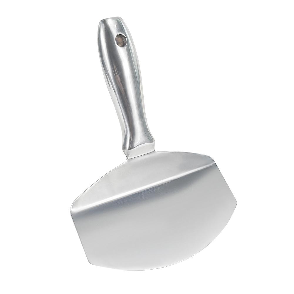 Stainless Steel Bucket Scoop Arc-shape Shovel Putty Scraper Bucket Scoop for Clean Paint Mortar Putty Etc