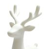 Kleines Schaufenster 3D-gedruckte Elchstatue, Minimalistische nordische Stilfigurine, Langlebiges PLA-Handwerk Modernes dekoratives Tierornament für Weihnachten