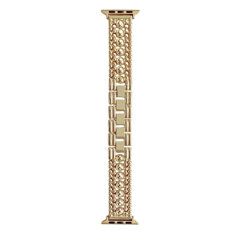 

Dressy Metal Bands for Apple Watch Band 42/46/38/40/41/44/45/49mm Pretty Stainless Steel Strap Fancy Bracelet for iWatch Correa 38 40 41mm золотой