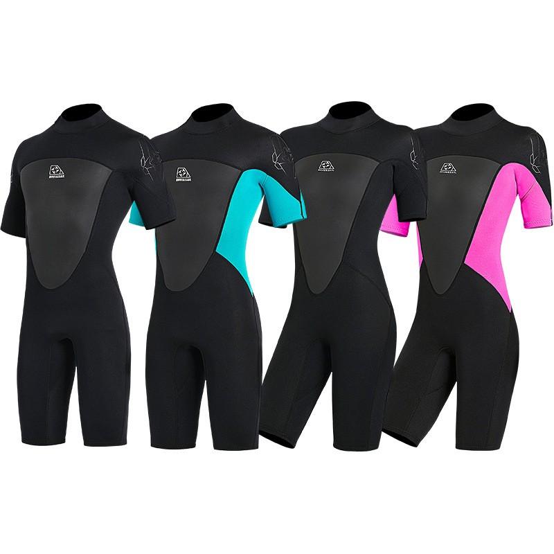 Pánský potápěčský oblek 2mm Jednodílný Krátký rukáv Tepelný Surfing Snorkeling Odolný proti chladu Plavecké spodní prádlo