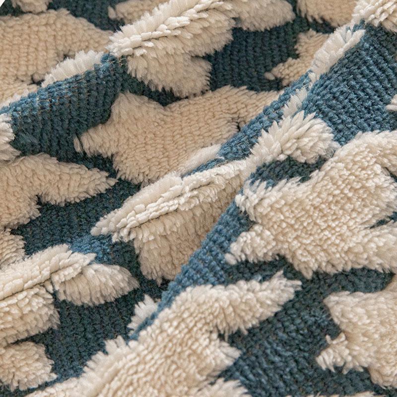 Cozy Houndstooth Check Velvet Sofa Cover All Inclusive Anti-Skid Seat Cushion Furniture Protection Slipcover For Living Room