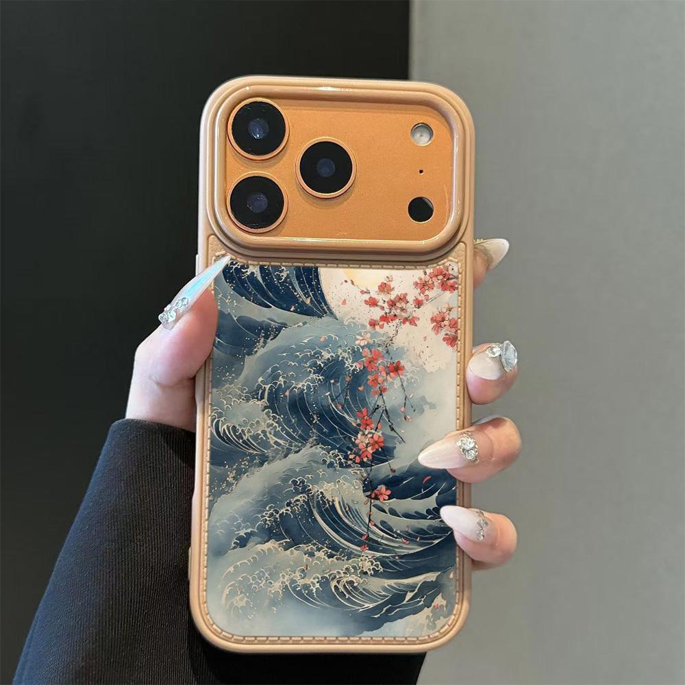 Chinese style ink painting of waves Phone Case For iPhone 17 17Air 15 14 13 12 11 16 Plus 16 Pro Max Shockproof Soft Cover Funda