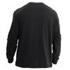 Men's Henley-style round-neck long-sleeved T-shirt Men's loose-fitting sports top