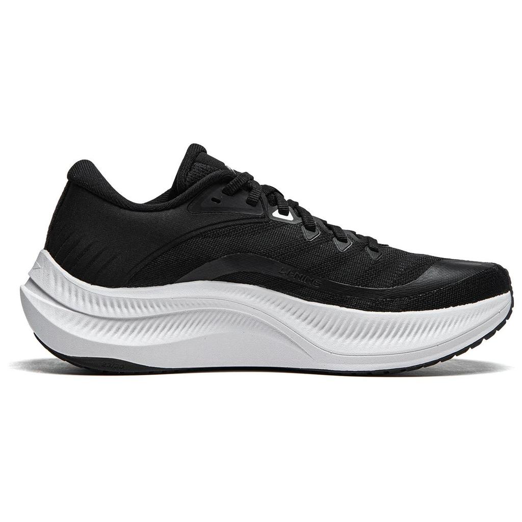 Li Ning Yueying 4 Laufschuhe Damen Niedrig geschnitten Schwarz Weiß ARHU022-6