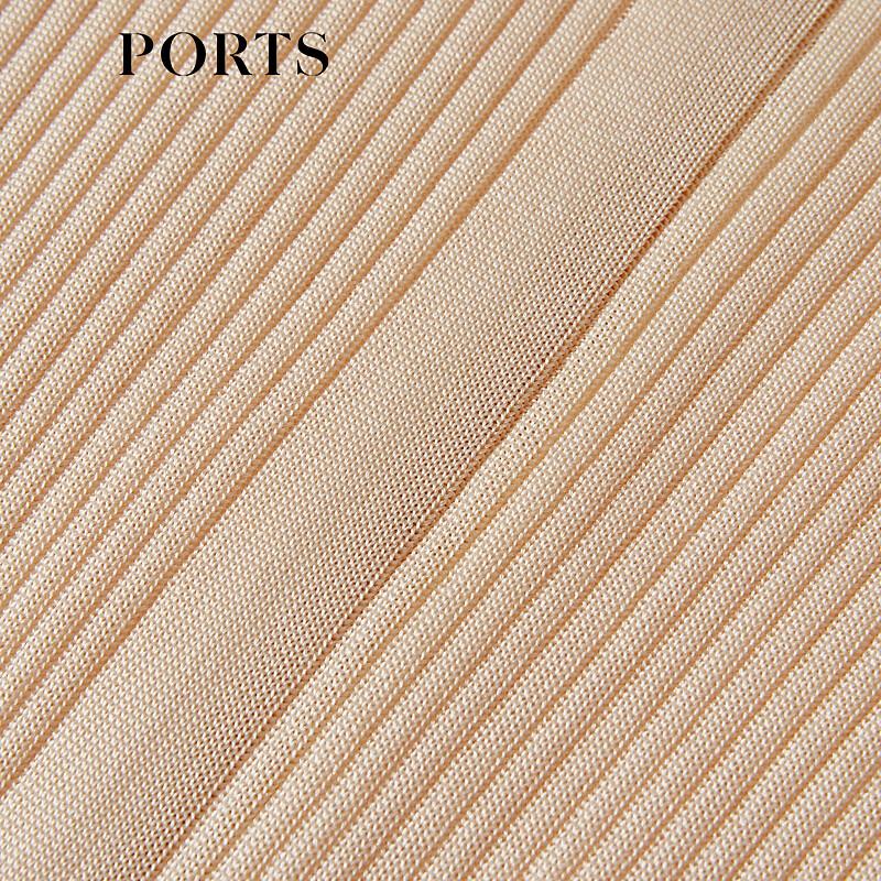 PORTS Women's Knitted Short Sleeve Pullover