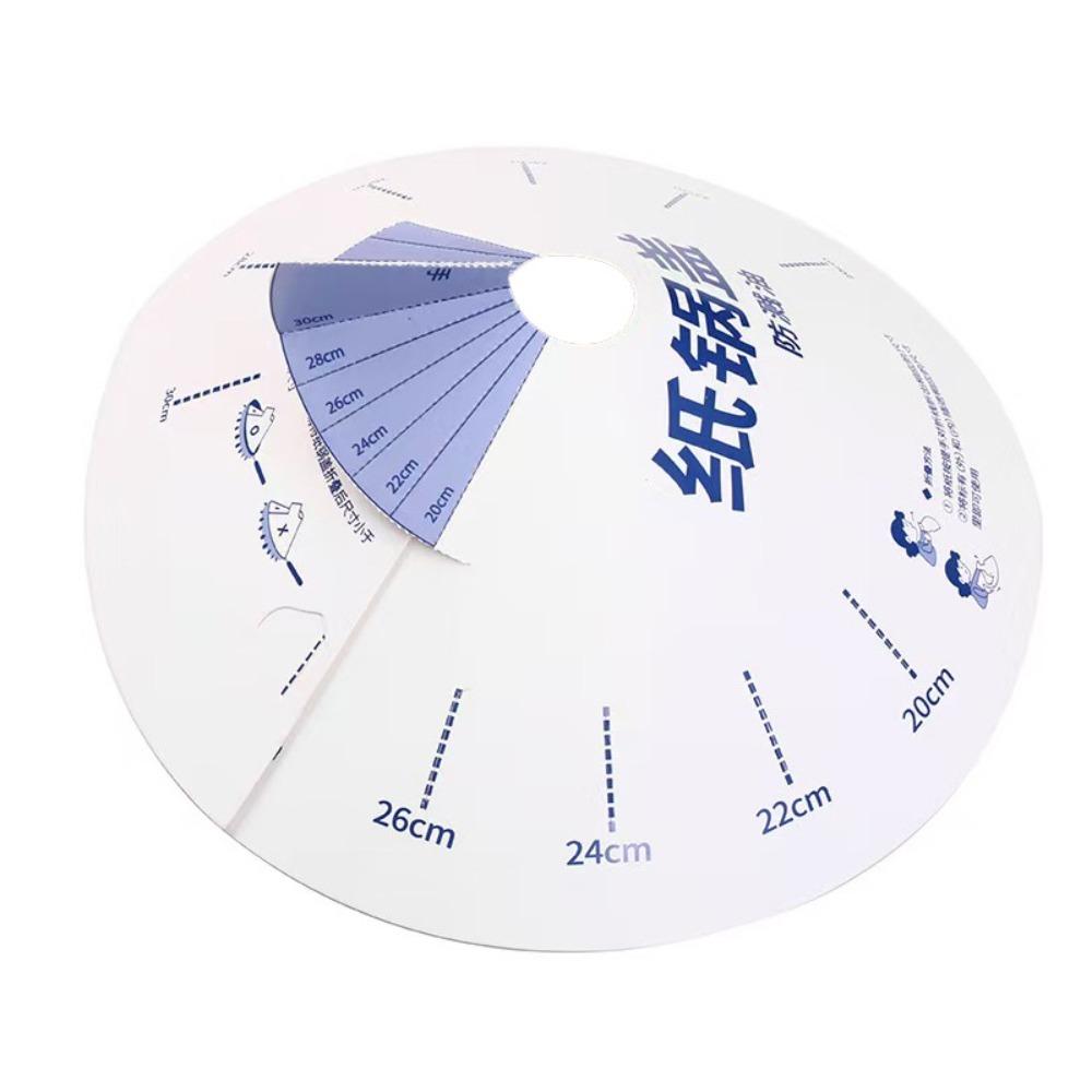 10pcs Round Paper Microwave Splatter Cover Anti-overflow Disposable Pot Lid  Travel