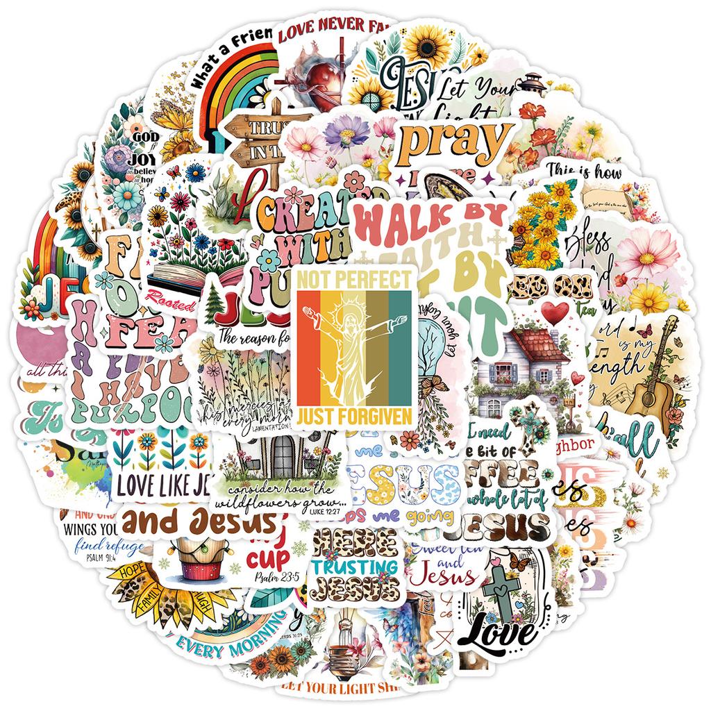 50 Cartoon Graffiti Stickers Water Cup Mobile Phone Computer Waterproof Decorative Stickers Creative Cartoon Stickers