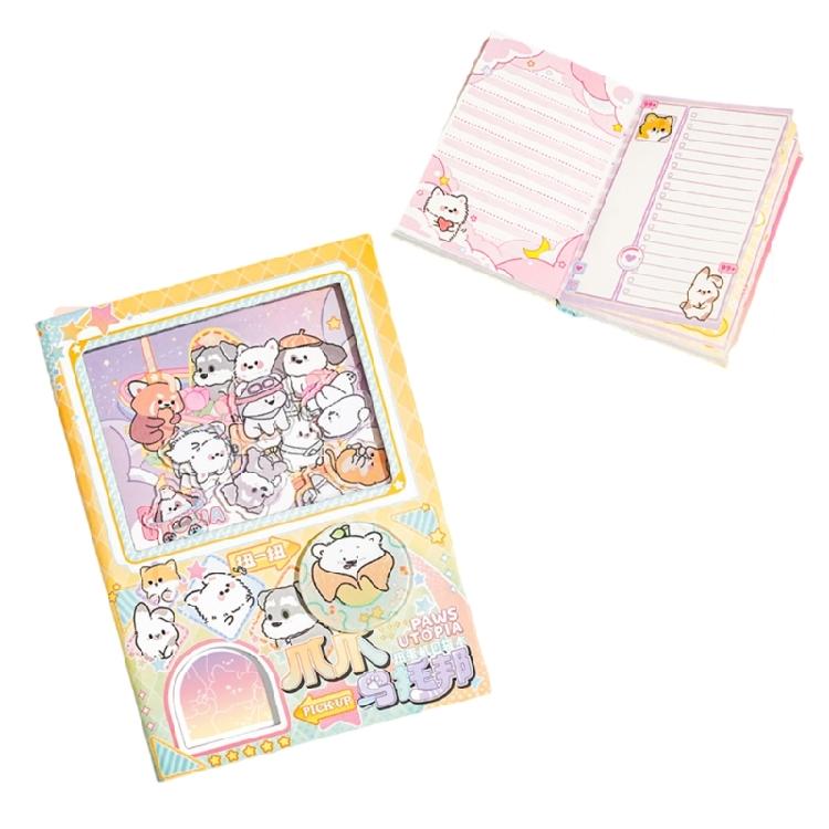 Gachapon Machine Notepads Pocket Journal 160 Pages Cartoon Planner For Daily Journaling Sketching Note Taking