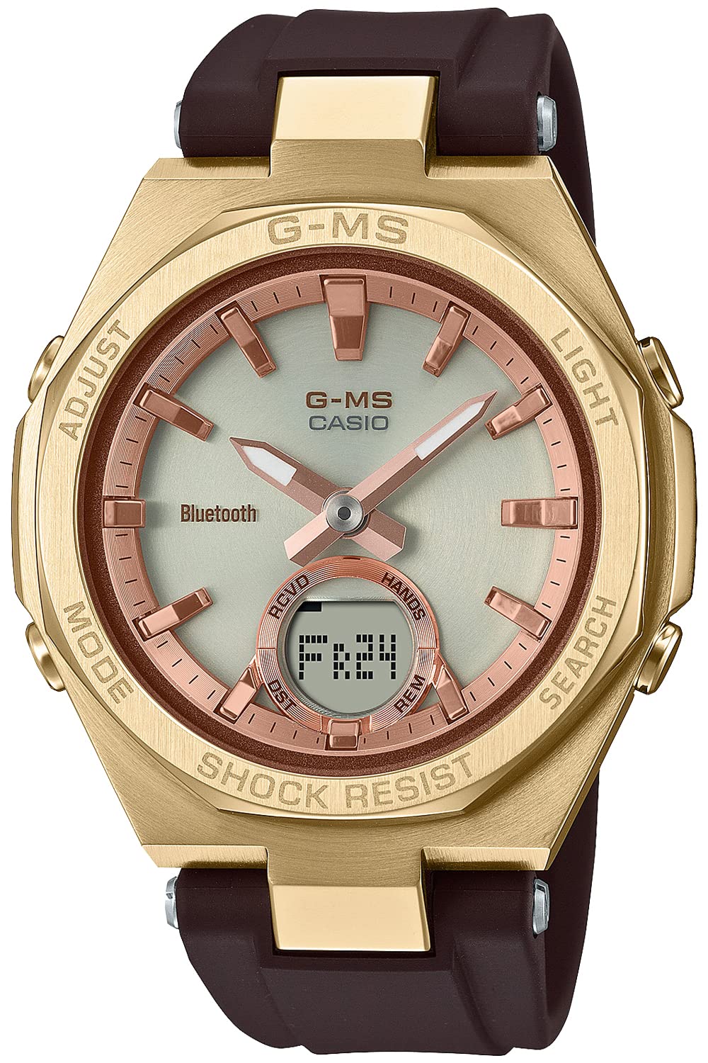 

[Casio] Baby-G G-MS Связь со смартфоном Солнечные часы PRECIOUS HEART SELECTION MSG-B100MV-5AJF Женские часы Коричневый