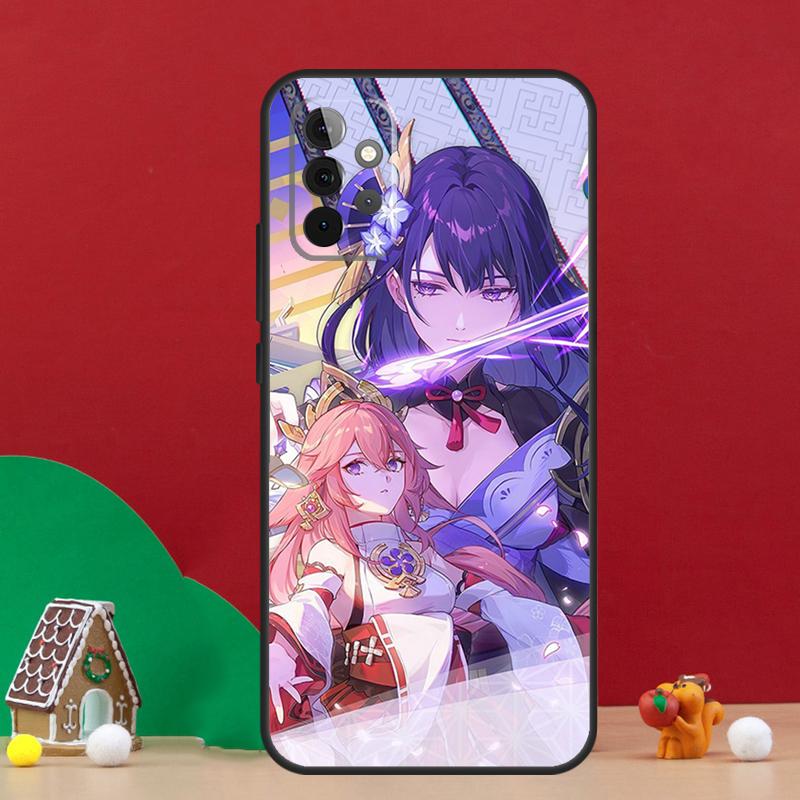 Baal Genshin Impact Game Case For Samsung Galaxy A56 A33 A13 A36 A23 A52 A32 A12 A54 A34 A14 A16 A53 A15 A35 A55 A17