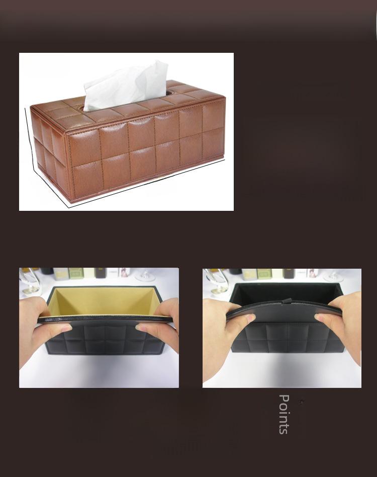 Premium Leather Tissue Box for Living Room, Coffee Table, Home, Hotel, or Restaurant - Stylish and High-Quality