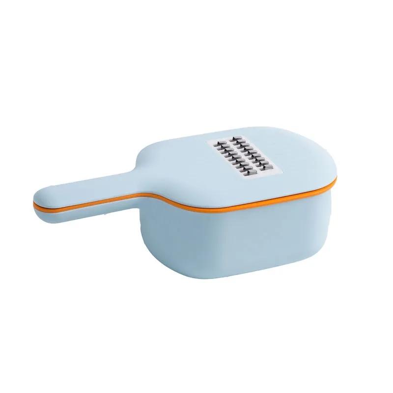 Forniture da cucina Tagliaverdure multifunzione Grattugia per artefatti Patatine fritte Tritatutto domestico Cestello di scarico Macchina affettatrice per pomodori e carote Tritatutto