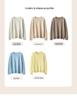 2024 Autumn/Winter Women's Round Neck Saddle Shoulder Cashmere Loose Slimming Knit Sweater