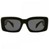 Dark Grey Rectangular Ladies Sunglasses Ve4444u Gb1 87 54 Black