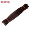Pcs 100 Colorful Plush Root Twisting Rod Soft Felt Wire Strips Diy Decorations