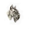 Schnauzer II - Dog brooch in a gift box, elegant pin, lapel pin for Art-Dog brand jacket
