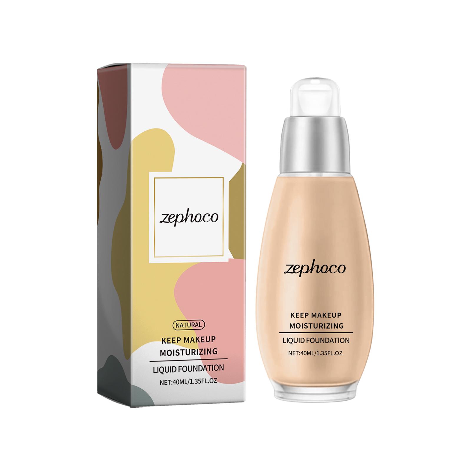 ZEPHOCO Natural Matte Long-Lasting Lightweight Foundation Liquid