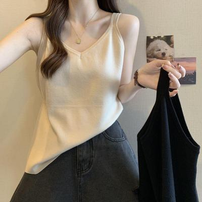2026 Summer Plus Size Strappy Vest - Loose, Slimming, Belly Covering Top for Women