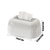 Tissue Box Square Napkin Holder Container Tissue Paper Dispenser Case Modern Home Car Organizer