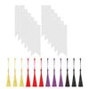 12 Pcs/Set Acrylic Bookmark with Colourful Tassels Handmade Blank Bookmarks Paper Bookmark Crafts Aesthetic Bookmark