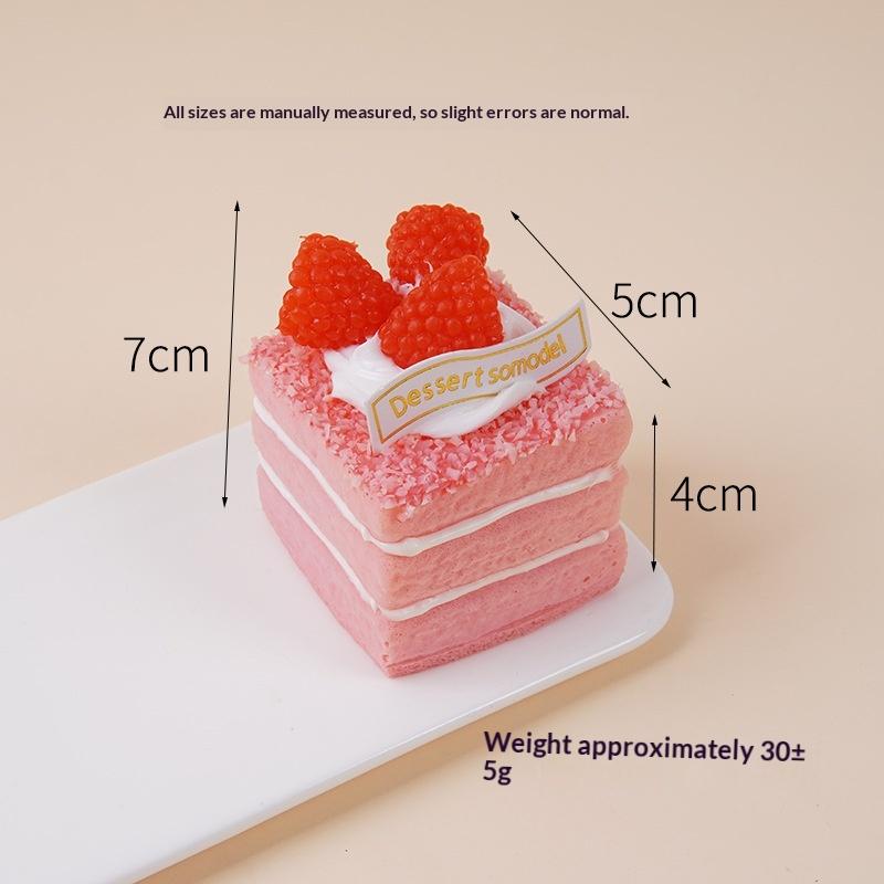 1Pcs Soft Cartoon Fruit Cake Roll Anti-Stress Mochi Pu Foam Toys New Slow Rebound Cake Squeeze Toy For Kids Adult