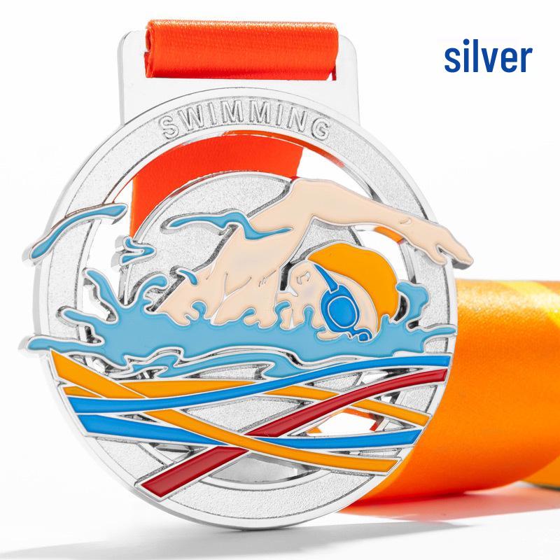 Custom Swimming Competition Medals & School Commemorative Plaques