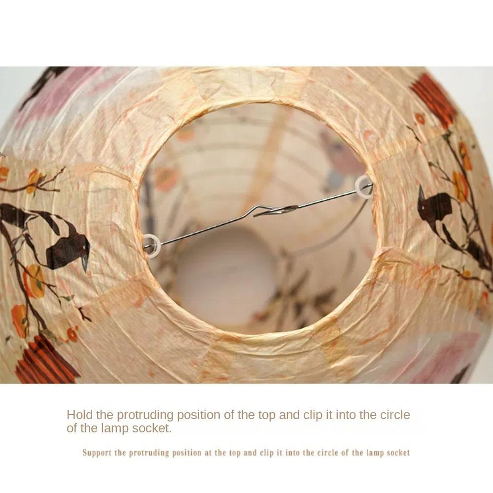 3D Mid-Autumn Festival Lantern Paper Rabbit Mid Autumn Lantern Paper Lantern Round Flower Lamp Chinese Mid Autumn Lantern