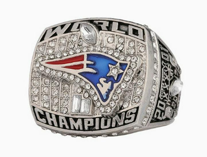 NFL 2001 New England Patriots Super Bowl Champion Ring – Hot Seller Size 11