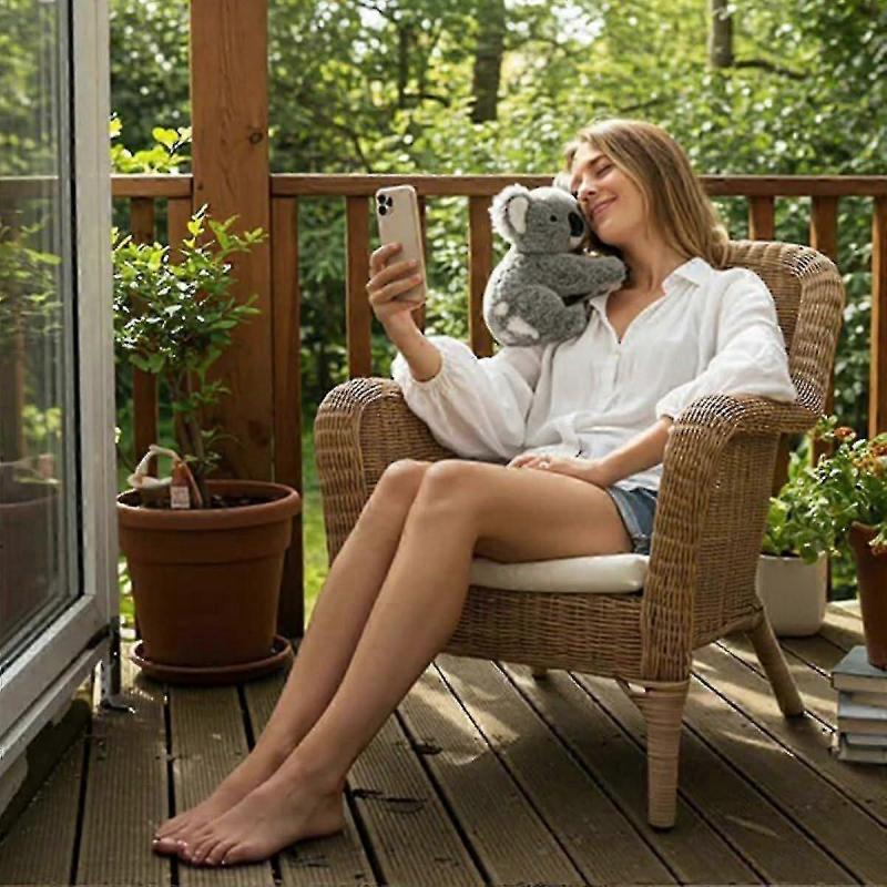 Koalas - Der Koaly Emotional Healing On Demand, Koaly Plüschtier zur emotionalen Unterstützung, ahmt natürliche Bewegungen für realistischen Komfort nach, kuscheliges Stofftier
