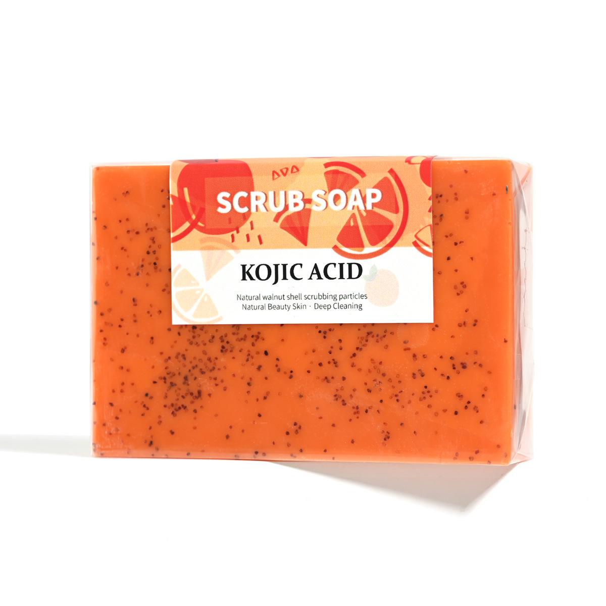 Rose Turmeric Exfoliating Handmade Soap - Deep Cleansing Essential Oil Facial & Body Wash
