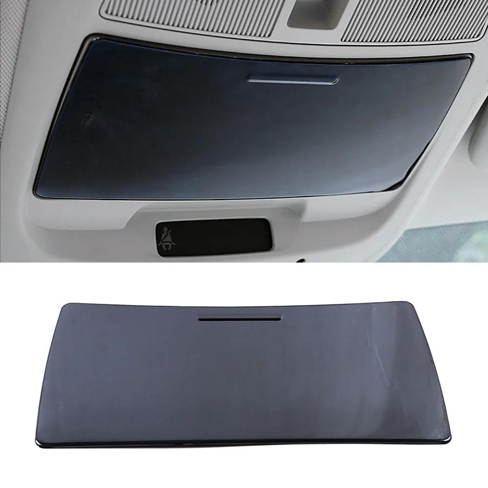 For Renault Koleos 2017-2020 Car Interior Decoration Stainless Steel Protection Frame Cover Trim Black Color For Samsung QM6
